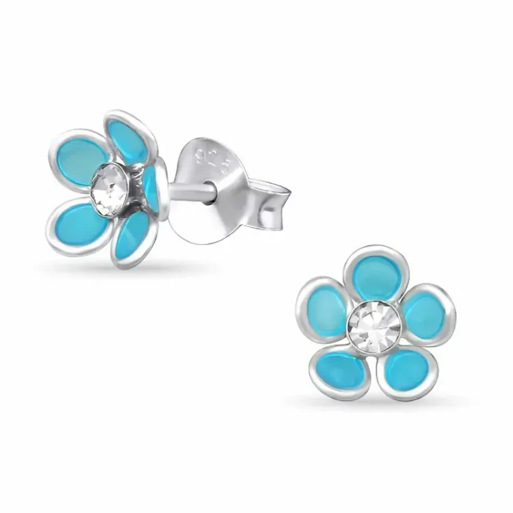 Blumen Ohrringe in Silber - Little Ones