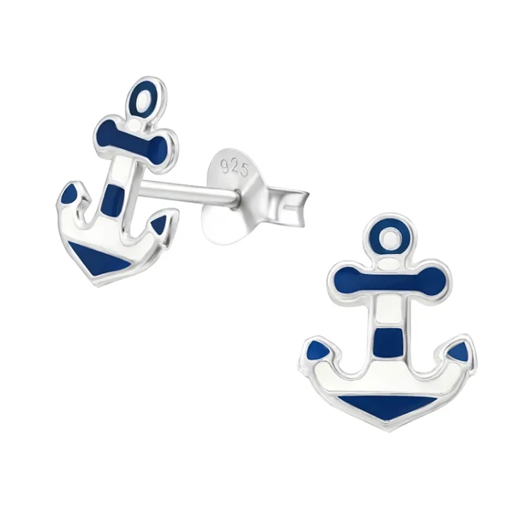 Anker Ohrringe in Silber - Little Ones