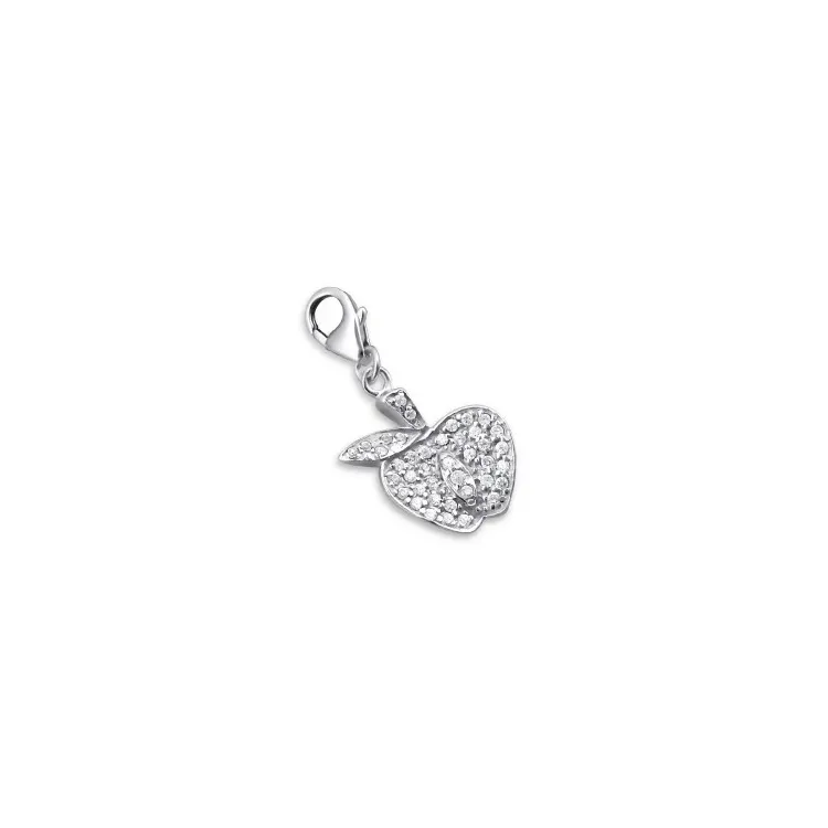 Apfel Charms Anhänger aus Silber 