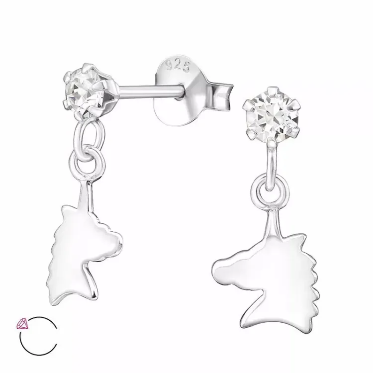 Pferde Ohrringe in Silber - Little Ones