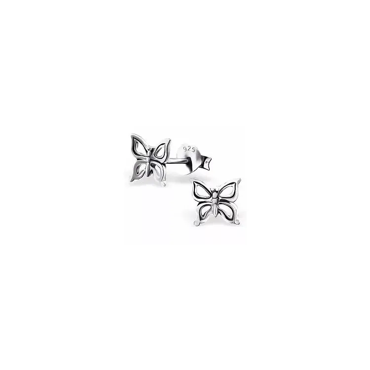 Schmetterlinge Ohrringe in Silber