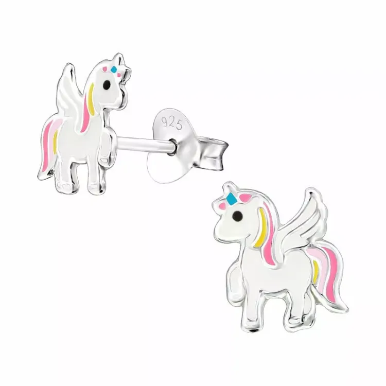Einhorn Ohrringe in Silber - Little Ones