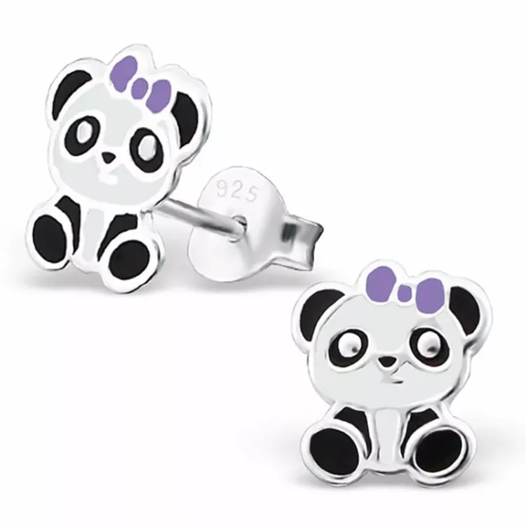 Panda Ohrringe in Silber - Little Ones