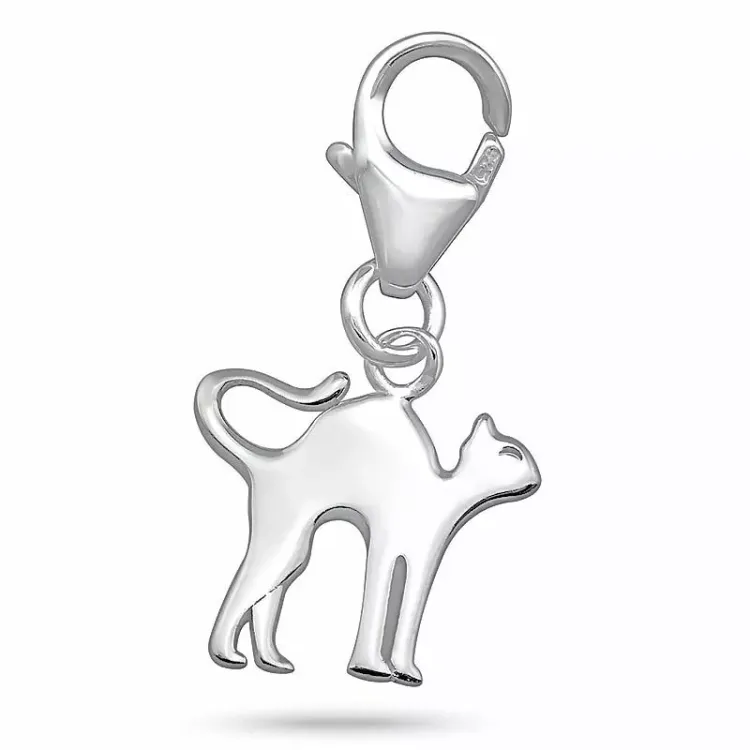 Katze Charm Anhänger aus Silber
