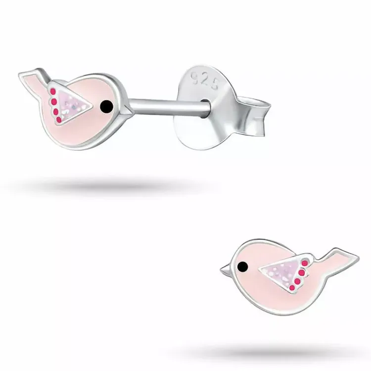 kleinen Vögel Ohrstecker in Silber - Little Ones