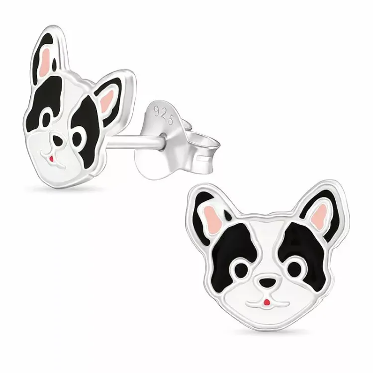 Hunde Ohrstecker in Silber - Little Ones