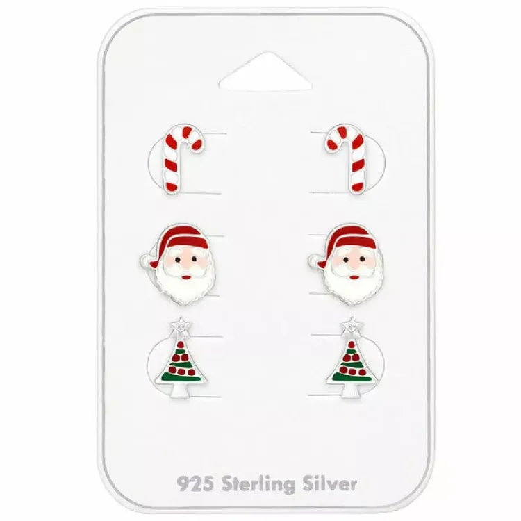 Weihnachten Ohrstecker in Silber - Little Ones