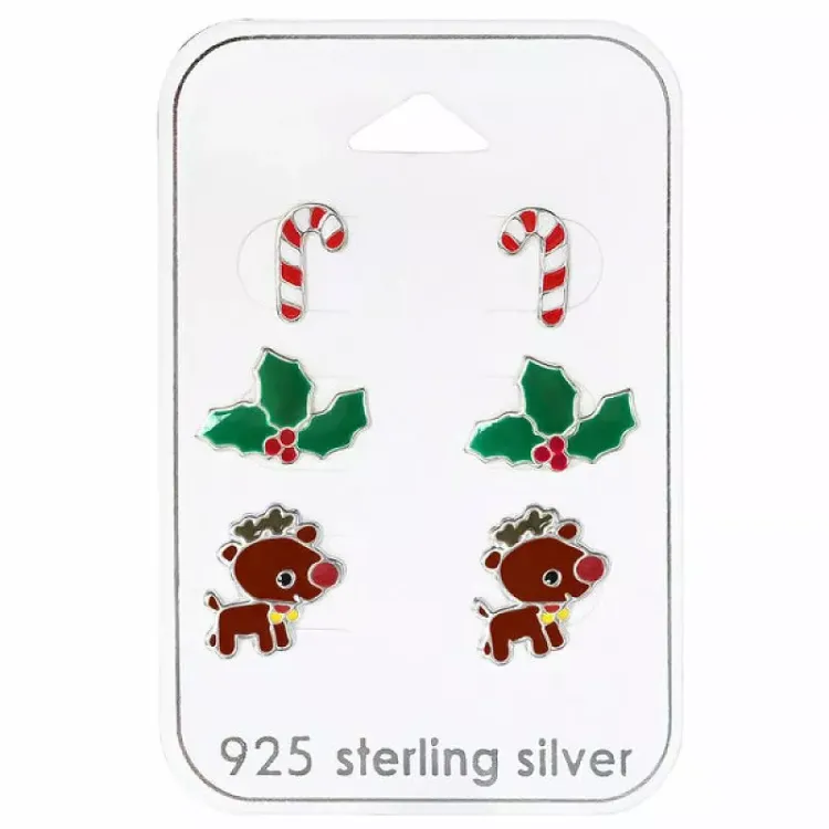 Weihnachten Ohrringe in Silber - Little Ones