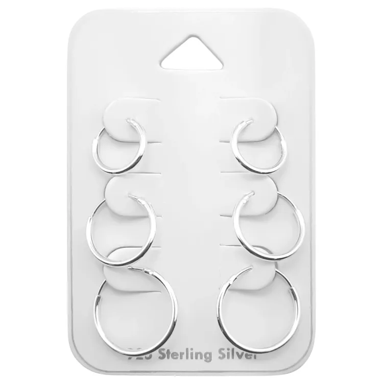 Kollektionsmuster Ohrringe in Silber