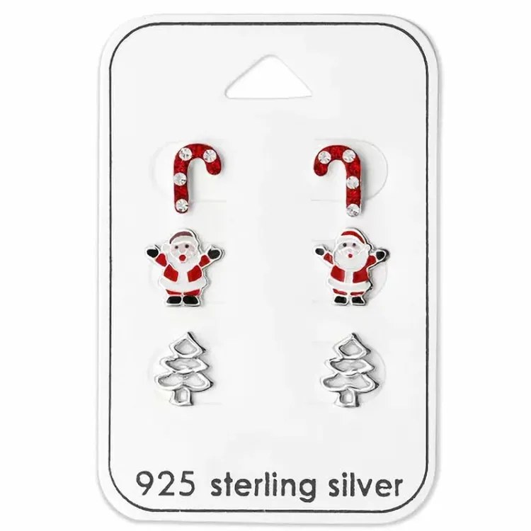 Weihnachten Ohrstecker in Silber - Little Ones