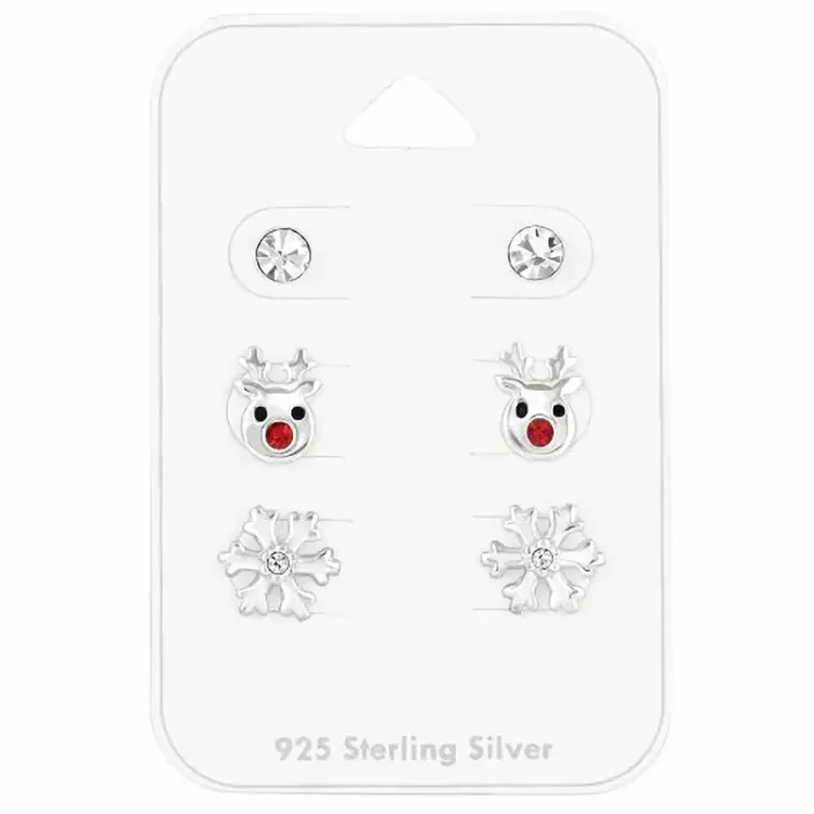 Weihnachten Ohrringe in Silber - Little Ones