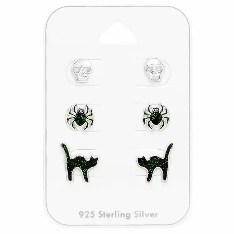 Halloween Ohrringe in Silber - Little Ones