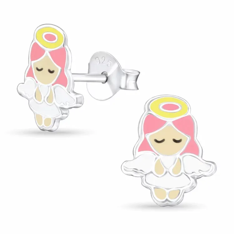 Engel Ohrstecker in Silber - Little Ones