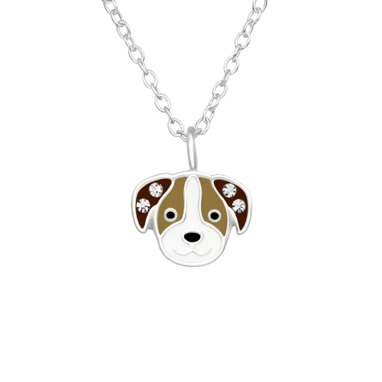 Hunde Halskette aus Silber und Anhänger aus Silber - Little Ones