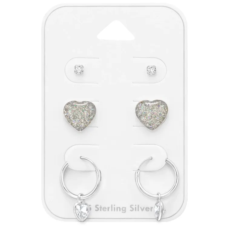 Herz Ohrringe in Silber - Little Ones