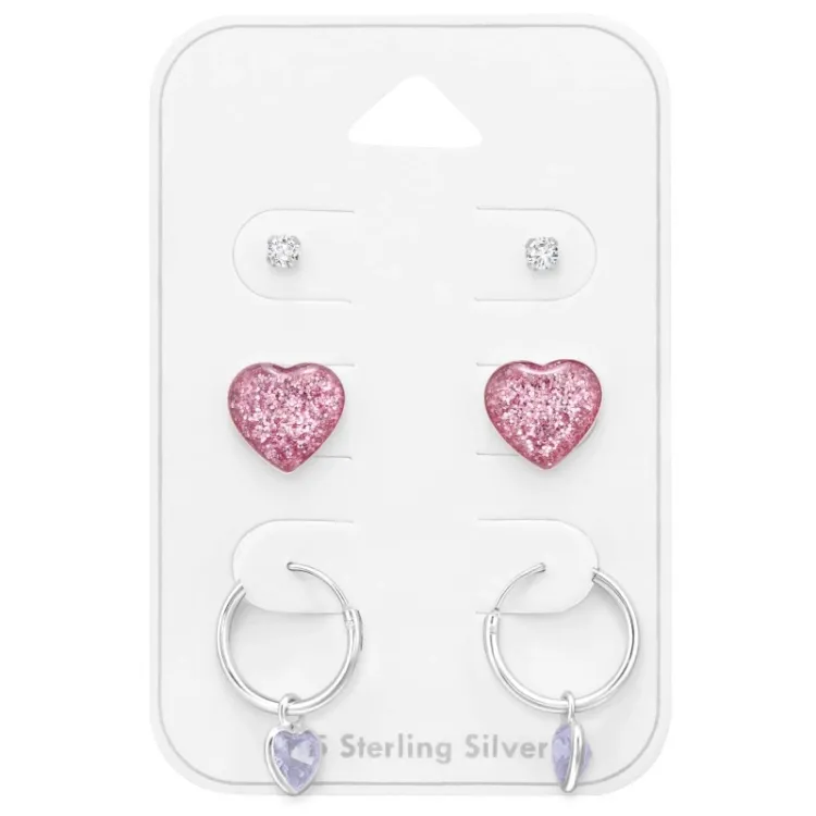 Herz Ohrringe in Silber - Little Ones