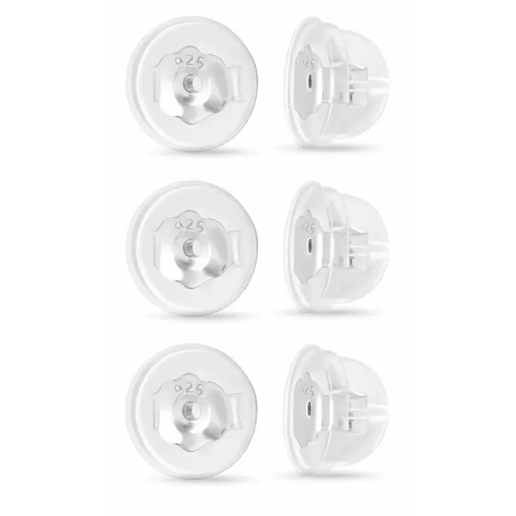 3 Paar Butterflys in Silber