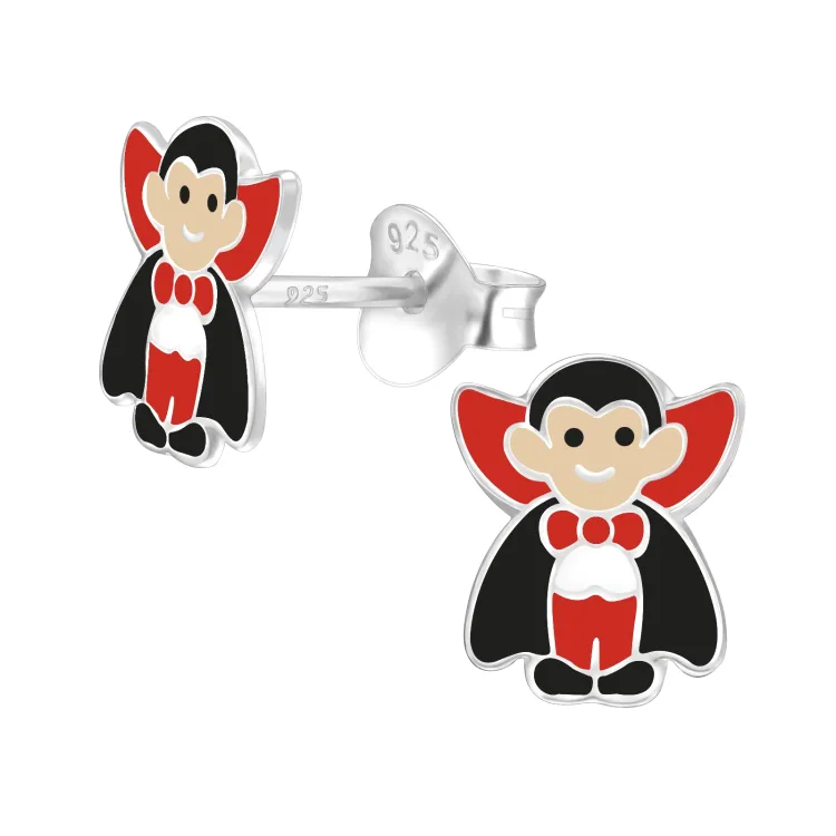 Vampir Kinderohrringe in Silber - Little Ones