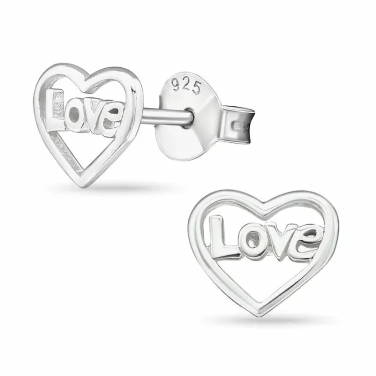 Herz Ohrringe in Silber - Little Ones