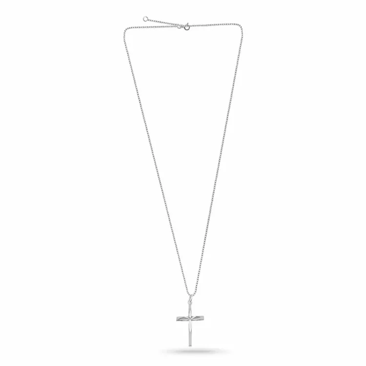Kreuz Halskette aus Silber und Anhänger aus Silber