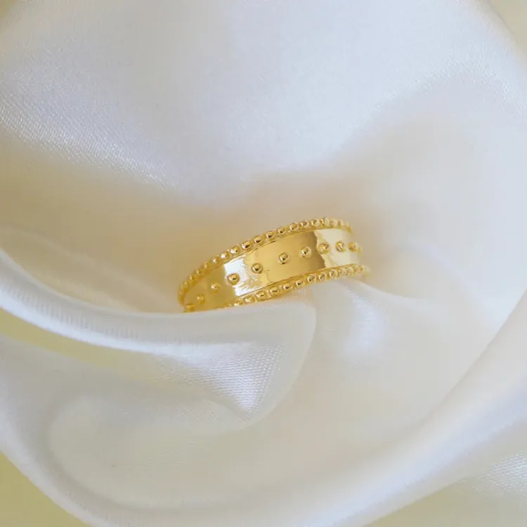 Ring aus vergoldetem Sterlingsilber