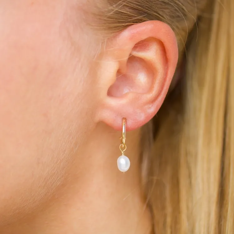 Halbkreolen in 9 Karat Gold - Gold Collection
