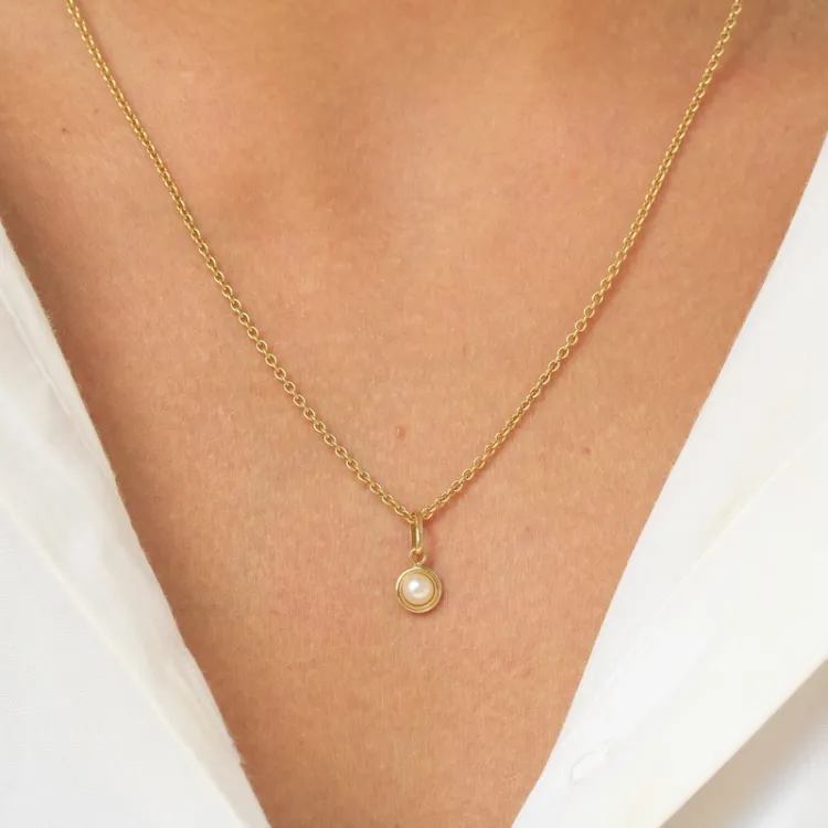 Perle Anhänger aus 9 Karat Gold - Gold Collection