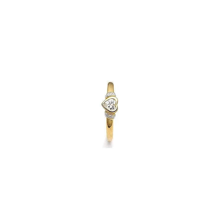 Herz Ring aus 9 Karat Gold