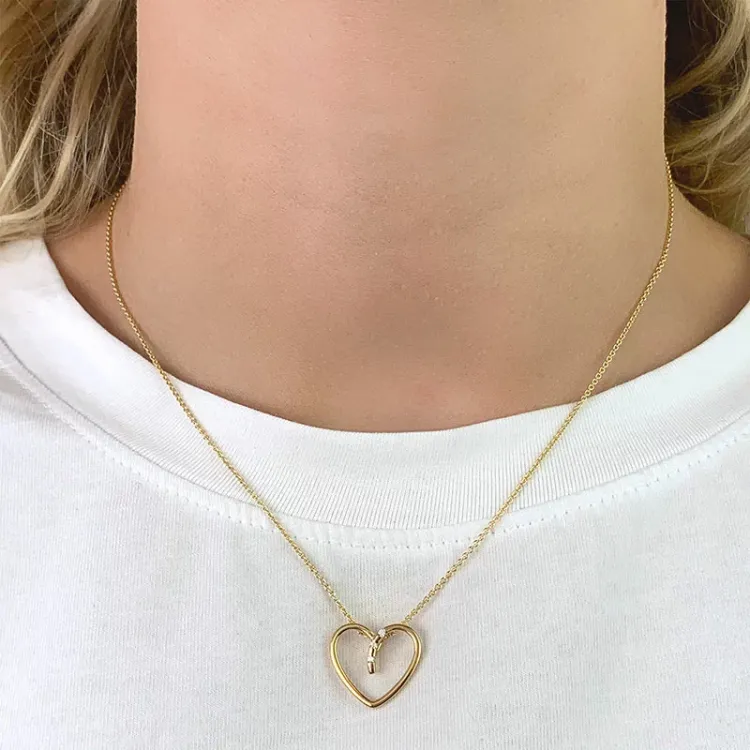Herz Anhänger aus 9 Karat Gold