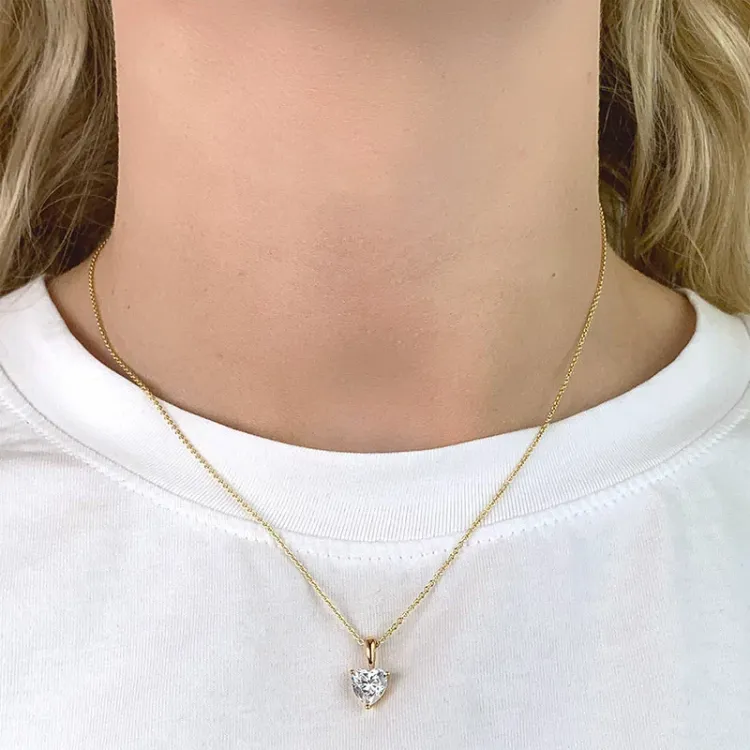 Herz Anhänger aus 9 Karat Gold