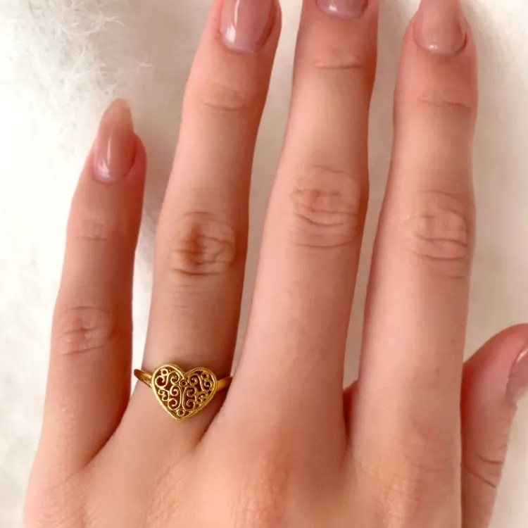 Herz Ring aus 9 Karat Gold - Gold Collection