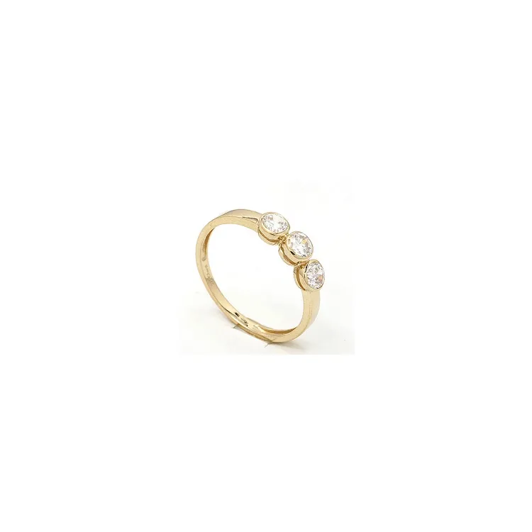 Runder Ring aus 9 Karat Gold