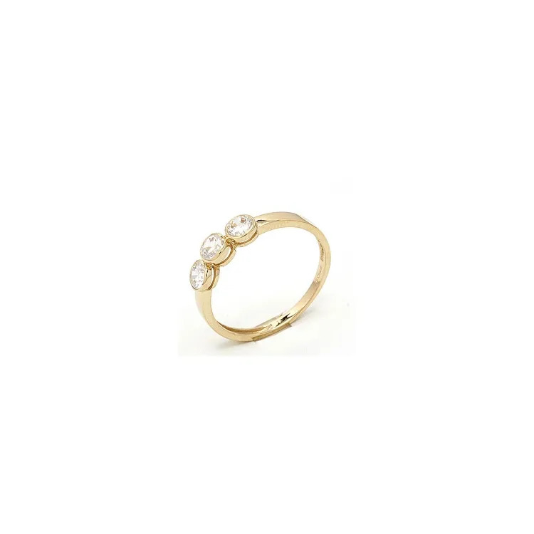 Runder Ring aus 9 Karat Gold