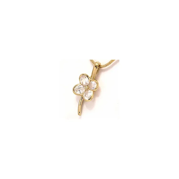 Blumen Anhänger aus 9 Karat Gold