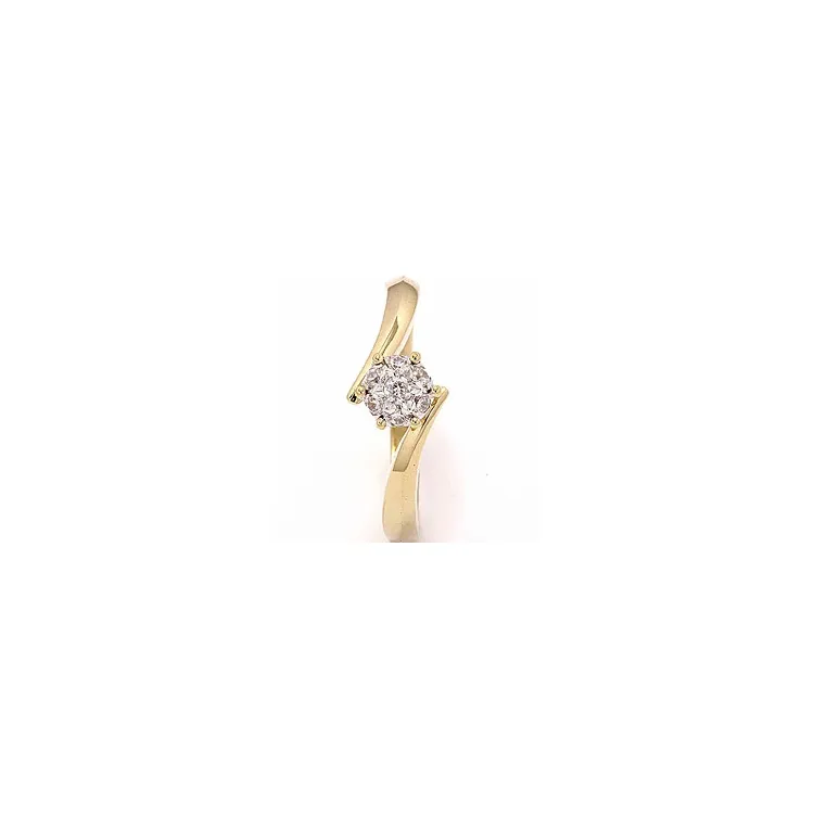 Runder Ring aus 8 Karat Gold