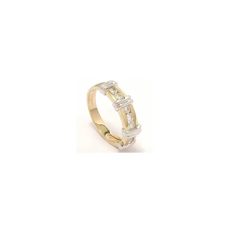 Bestellware - Diamant Ring in 14 Karat Gold- und Weißgold 0,52 ct