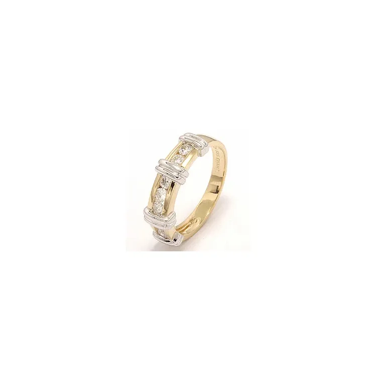 Bestellware - Diamant Ring in 14 Karat Gold- und Weißgold 0,52 ct