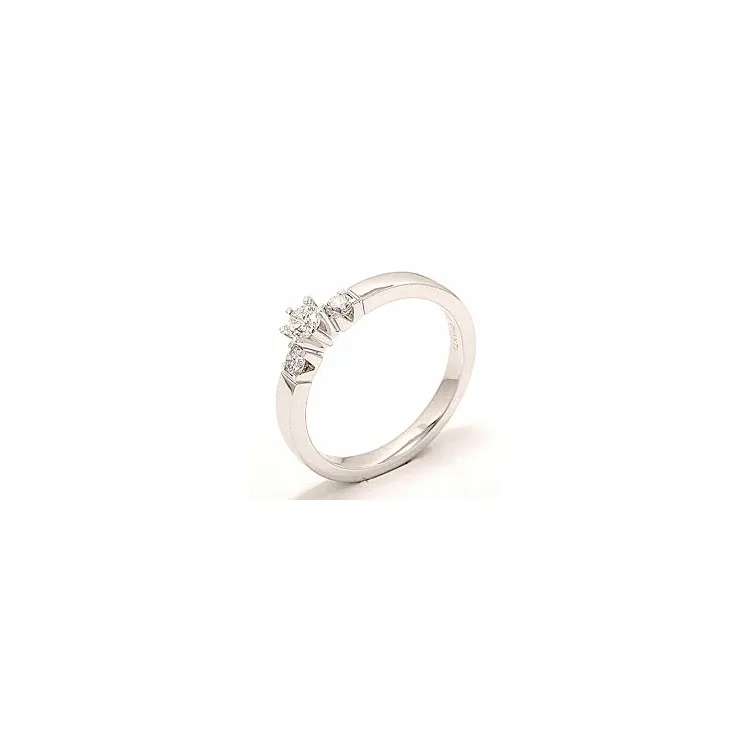 Bestellware - Diamant Ring in 14 Karat Weißgold 0,20 ct 0,16 ct