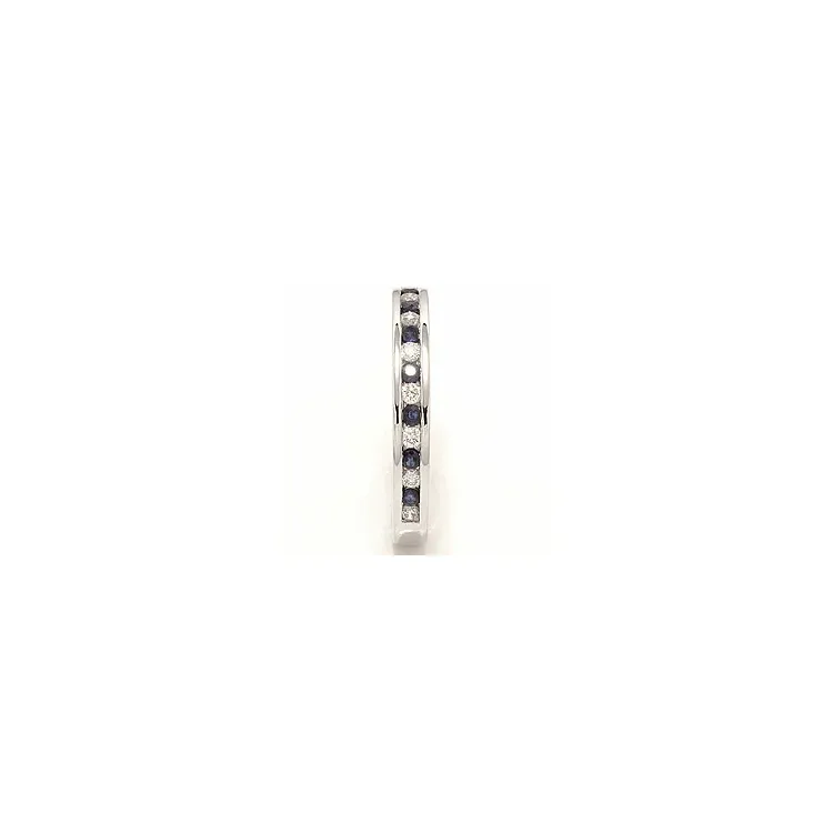 Bestellware - Saphir Diamantring in 14 Karat Weißgold 0,17 ct 0,24 ct