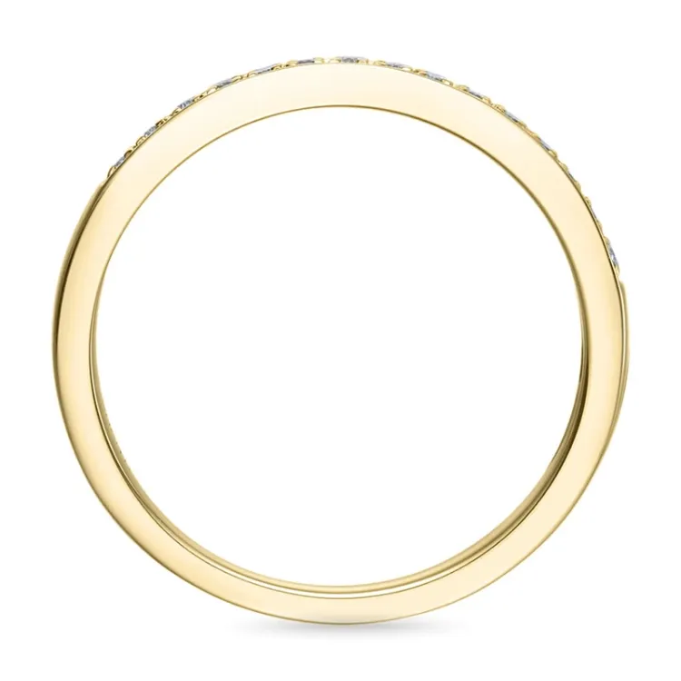 Diamant Memoirering in 14 Karat Gold 0,09 ct