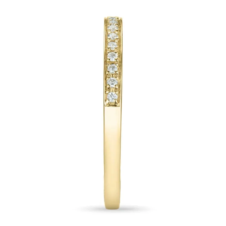 Diamant Memoirering in 14 Karat Gold 0,09 ct