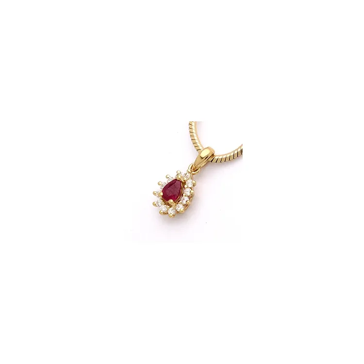 Rosettenanhänger aus 9 Karat Gold - Gold Collection
