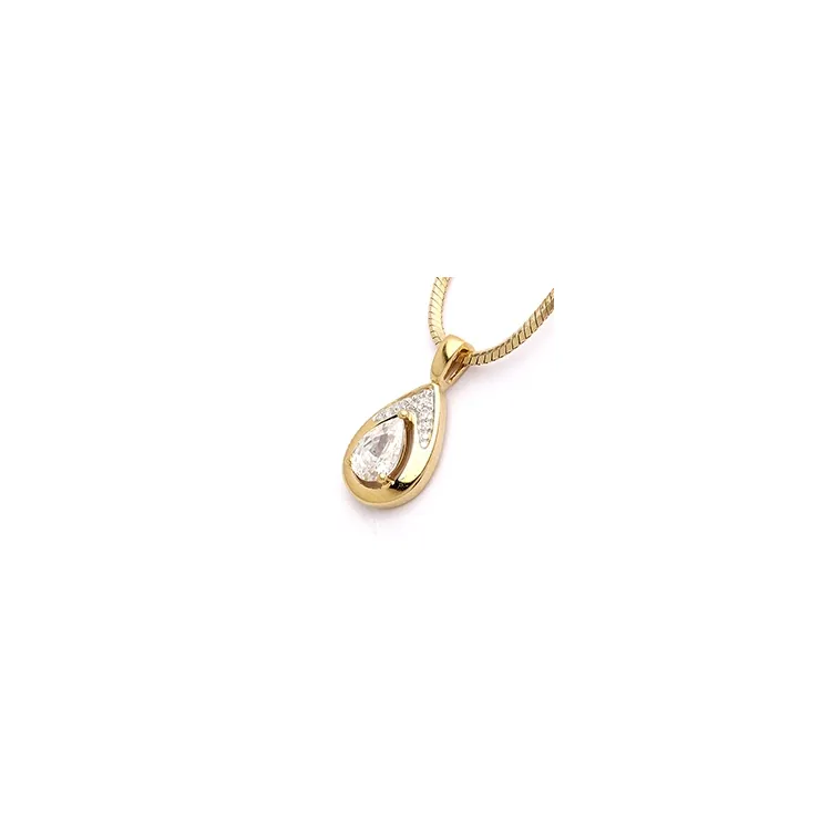 Tropfen Anhänger aus 9 Karat Gold