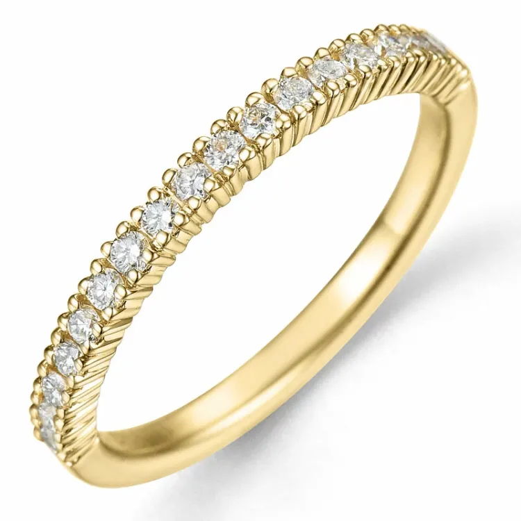 eng Diamantring in 14 Karat Gold 0,27 ct