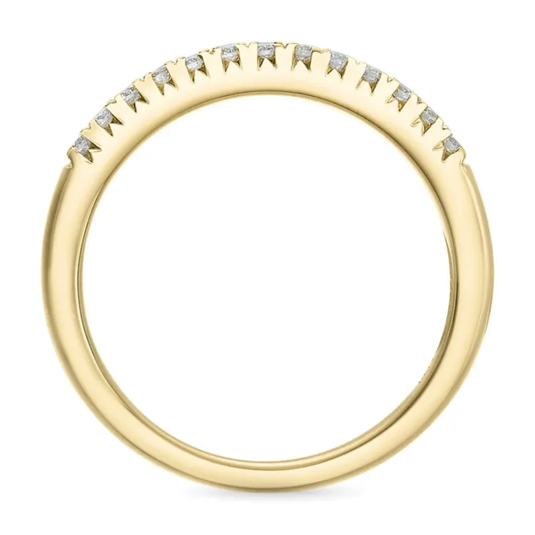 Eng diamant ring in 14 karat gold 0,153 ct