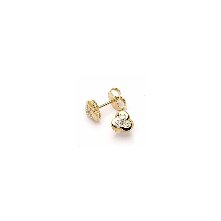 Ohrringe in 9 Karat Gold mit 
