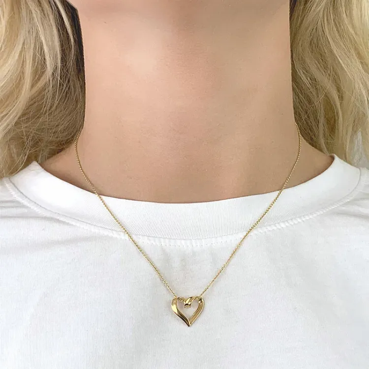 Herz Anhänger aus 9 Karat Gold - Gold Collection