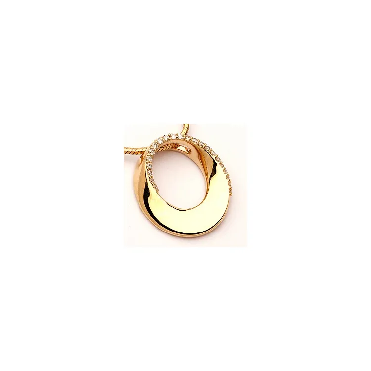 Diamantanhänger in 14 karat Gold 0,15 ct