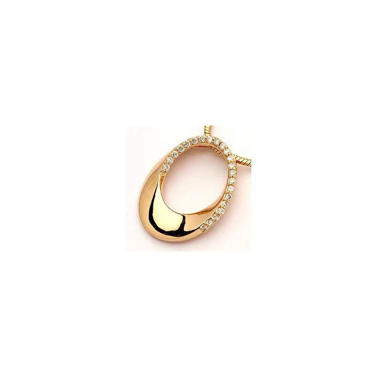 Diamantanhänger in 14 karat Gold 0,15 ct
