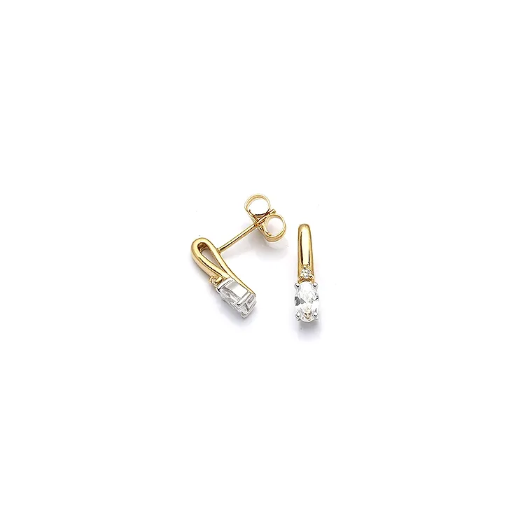 Ohrringe in 9 Karat Gold mit